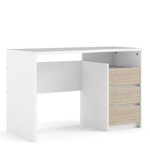 *Function Plus Desk 3 drawers White Oak structure FSC Mix 70 % NC-COC-060652